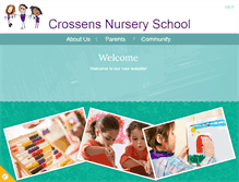 Tablet Screenshot of crossensnursery.co.uk